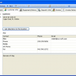 ESC Mobile Client Customer Info